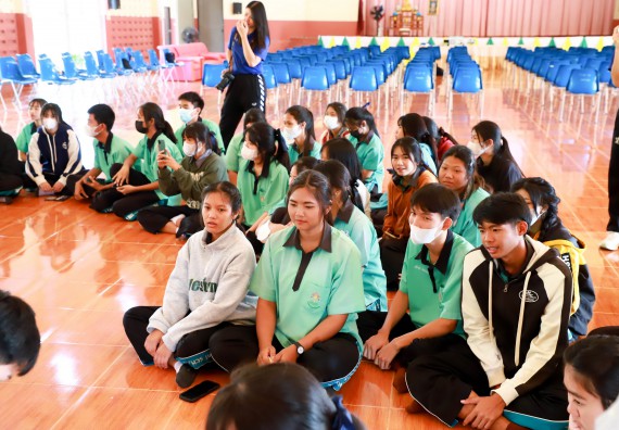 ภาพกิจกรรม  คณะวิทยาศาสตร์และเทคโนโลยี จัดค่ายวิทยาศาสตร์สัญจร ปีการศึกษา 2566  โรงเรียนปางมะค่าวิทยาคม