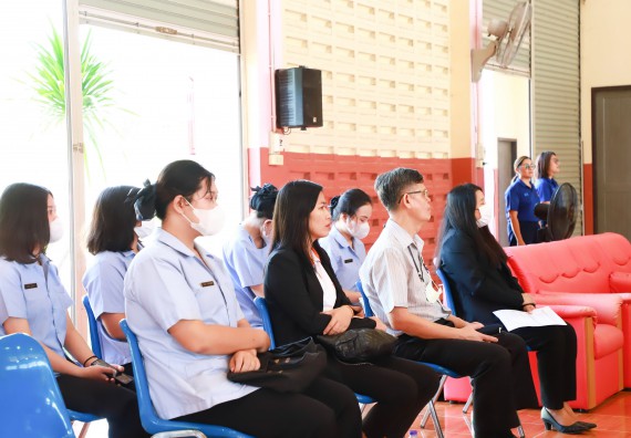 ภาพกิจกรรม  คณะวิทยาศาสตร์และเทคโนโลยี จัดค่ายวิทยาศาสตร์สัญจร ปีการศึกษา 2566  โรงเรียนปางมะค่าวิทยาคม