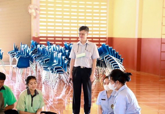 ภาพกิจกรรม  คณะวิทยาศาสตร์และเทคโนโลยี จัดค่ายวิทยาศาสตร์สัญจร ปีการศึกษา 2566  โรงเรียนปางมะค่าวิทยาคม