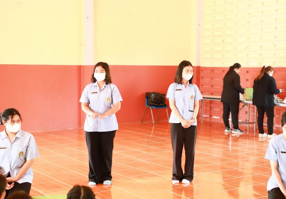 ภาพกิจกรรม  คณะวิทยาศาสตร์และเทคโนโลยี จัดค่ายวิทยาศาสตร์สัญจร ปีการศึกษา 2566  โรงเรียนปางมะค่าวิทยาคม