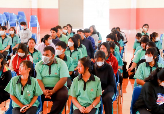 ภาพกิจกรรม  คณะวิทยาศาสตร์และเทคโนโลยี จัดค่ายวิทยาศาสตร์สัญจร ปีการศึกษา 2566  โรงเรียนปางมะค่าวิทยาคม