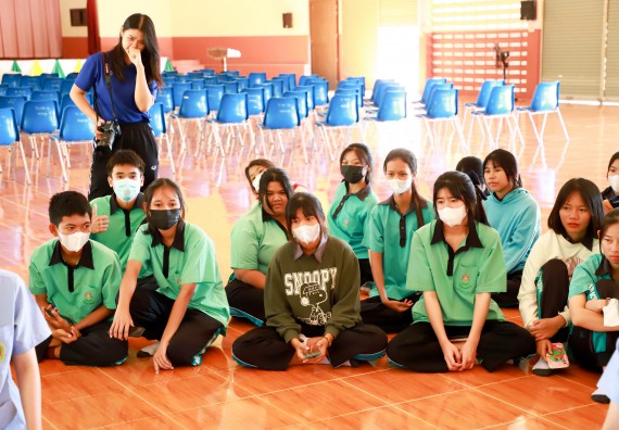 ภาพกิจกรรม  คณะวิทยาศาสตร์และเทคโนโลยี จัดค่ายวิทยาศาสตร์สัญจร ปีการศึกษา 2566  โรงเรียนปางมะค่าวิทยาคม