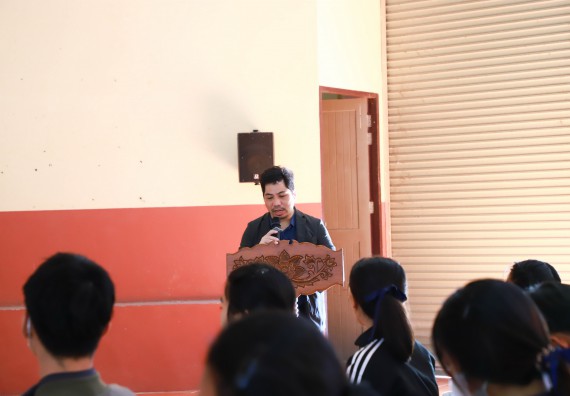 ภาพกิจกรรม  คณะวิทยาศาสตร์และเทคโนโลยี จัดค่ายวิทยาศาสตร์สัญจร ปีการศึกษา 2566  โรงเรียนปางมะค่าวิทยาคม