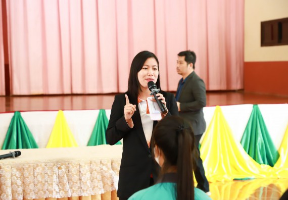 ภาพกิจกรรม  คณะวิทยาศาสตร์และเทคโนโลยี จัดค่ายวิทยาศาสตร์สัญจร ปีการศึกษา 2566  โรงเรียนปางมะค่าวิทยาคม