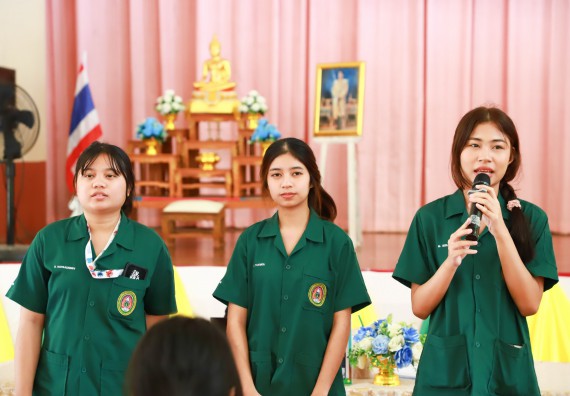 ภาพกิจกรรม  คณะวิทยาศาสตร์และเทคโนโลยี จัดค่ายวิทยาศาสตร์สัญจร ปีการศึกษา 2566  โรงเรียนปางมะค่าวิทยาคม