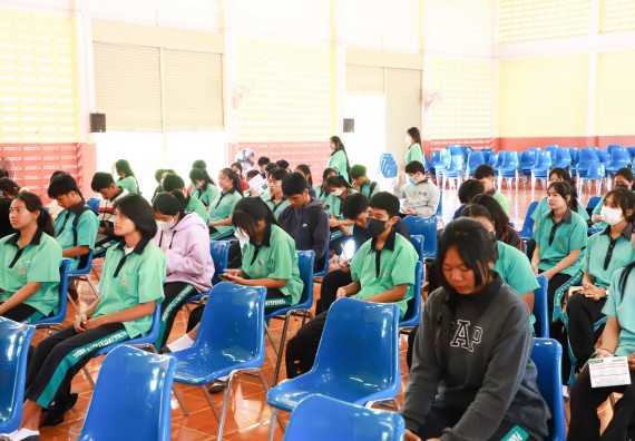 ภาพกิจกรรม  คณะวิทยาศาสตร์และเทคโนโลยี จัดค่ายวิทยาศาสตร์สัญจร ปีการศึกษา 2566  โรงเรียนปางมะค่าวิทยาคม