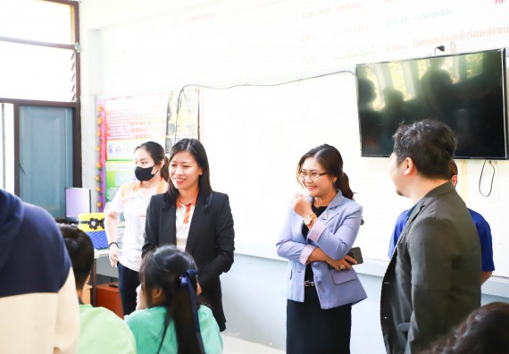 ภาพกิจกรรม  คณะวิทยาศาสตร์และเทคโนโลยี จัดค่ายวิทยาศาสตร์สัญจร ปีการศึกษา 2566  โรงเรียนปางมะค่าวิทยาคม