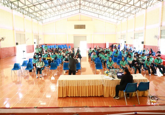 ภาพกิจกรรม  คณะวิทยาศาสตร์และเทคโนโลยี จัดค่ายวิทยาศาสตร์สัญจร ปีการศึกษา 2566  โรงเรียนปางมะค่าวิทยาคม