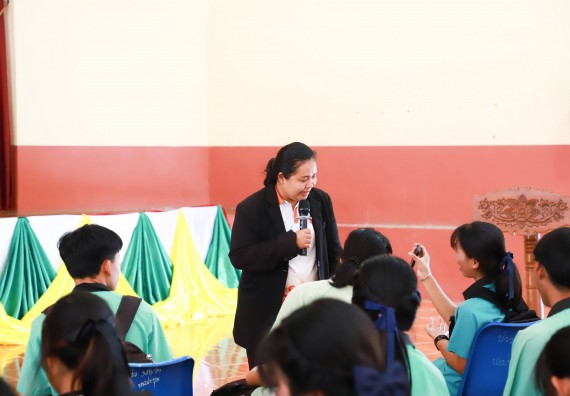 ภาพกิจกรรม  คณะวิทยาศาสตร์และเทคโนโลยี จัดค่ายวิทยาศาสตร์สัญจร ปีการศึกษา 2566  โรงเรียนปางมะค่าวิทยาคม