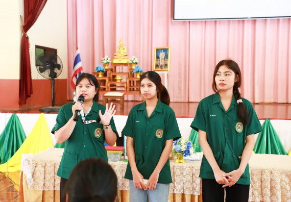 ภาพกิจกรรม  คณะวิทยาศาสตร์และเทคโนโลยี จัดค่ายวิทยาศาสตร์สัญจร ปีการศึกษา 2566  โรงเรียนปางมะค่าวิทยาคม