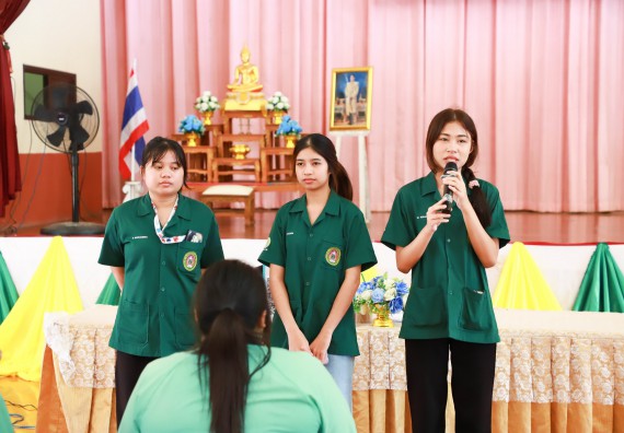 ภาพกิจกรรม  คณะวิทยาศาสตร์และเทคโนโลยี จัดค่ายวิทยาศาสตร์สัญจร ปีการศึกษา 2566  โรงเรียนปางมะค่าวิทยาคม