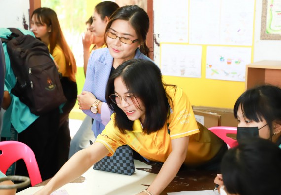 ภาพกิจกรรม  คณะวิทยาศาสตร์และเทคโนโลยี จัดค่ายวิทยาศาสตร์สัญจร ปีการศึกษา 2566  โรงเรียนปางมะค่าวิทยาคม