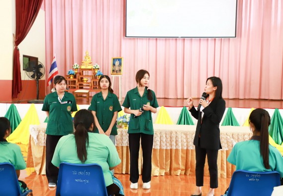 ภาพกิจกรรม  คณะวิทยาศาสตร์และเทคโนโลยี จัดค่ายวิทยาศาสตร์สัญจร ปีการศึกษา 2566  โรงเรียนปางมะค่าวิทยาคม
