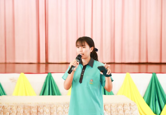 ภาพกิจกรรม  คณะวิทยาศาสตร์และเทคโนโลยี จัดค่ายวิทยาศาสตร์สัญจร ปีการศึกษา 2566  โรงเรียนปางมะค่าวิทยาคม