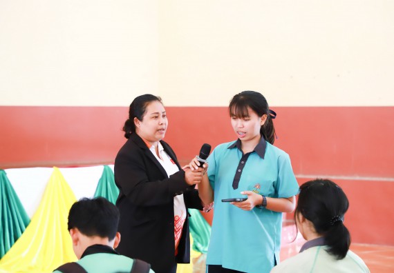 ภาพกิจกรรม  คณะวิทยาศาสตร์และเทคโนโลยี จัดค่ายวิทยาศาสตร์สัญจร ปีการศึกษา 2566  โรงเรียนปางมะค่าวิทยาคม