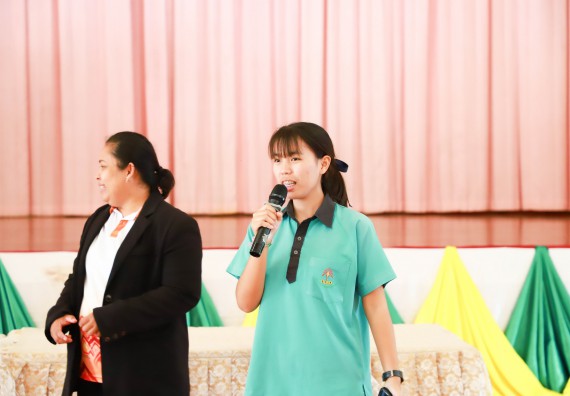 ภาพกิจกรรม  คณะวิทยาศาสตร์และเทคโนโลยี จัดค่ายวิทยาศาสตร์สัญจร ปีการศึกษา 2566  โรงเรียนปางมะค่าวิทยาคม