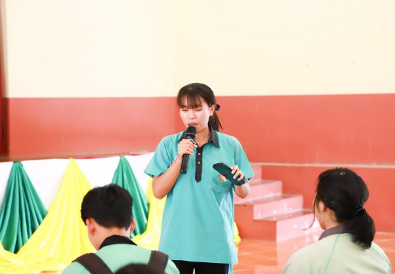 ภาพกิจกรรม  คณะวิทยาศาสตร์และเทคโนโลยี จัดค่ายวิทยาศาสตร์สัญจร ปีการศึกษา 2566  โรงเรียนปางมะค่าวิทยาคม