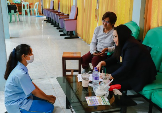 ภาพกิจกรรม   คณะวิทยาศาสตร์และเทคโนโลยี จัดค่ายวิทยาศาสตร์สัญจร ปีการศึกษา 2566  โรงเรียนคลองลานวิทยา