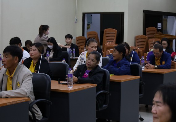 ภาพกิจกรรม  คณะวิทยาศาสตร์และเทคโนโลยี จัดกิจกรรมการศึกษาความต้องการและแนวทางการส่งเสริมการแก้ไขปัญหาของชุมชน ตามโครงการพัฒนาคุณภาพชีวิตและยกระดับเศรษฐกิจฐานราก