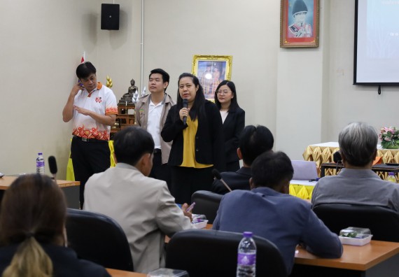 ภาพกิจกรรม  คณะวิทยาศาสตร์และเทคโนโลยี จัดกิจกรรมการศึกษาความต้องการและแนวทางการส่งเสริมการแก้ไขปัญหาของชุมชน ตามโครงการพัฒนาคุณภาพชีวิตและยกระดับเศรษฐกิจฐานราก