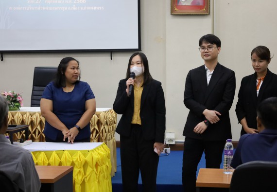 ภาพกิจกรรม  คณะวิทยาศาสตร์และเทคโนโลยี จัดกิจกรรมการศึกษาความต้องการและแนวทางการส่งเสริมการแก้ไขปัญหาของชุมชน ตามโครงการพัฒนาคุณภาพชีวิตและยกระดับเศรษฐกิจฐานราก