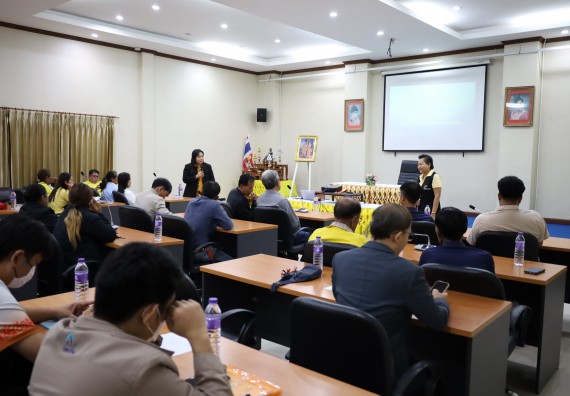 ภาพกิจกรรม  คณะวิทยาศาสตร์และเทคโนโลยี จัดกิจกรรมการศึกษาความต้องการและแนวทางการส่งเสริมการแก้ไขปัญหาของชุมชน ตามโครงการพัฒนาคุณภาพชีวิตและยกระดับเศรษฐกิจฐานราก