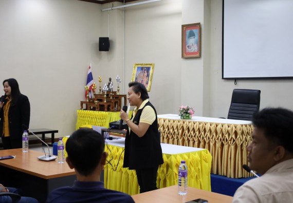 ภาพกิจกรรม  คณะวิทยาศาสตร์และเทคโนโลยี จัดกิจกรรมการศึกษาความต้องการและแนวทางการส่งเสริมการแก้ไขปัญหาของชุมชน ตามโครงการพัฒนาคุณภาพชีวิตและยกระดับเศรษฐกิจฐานราก