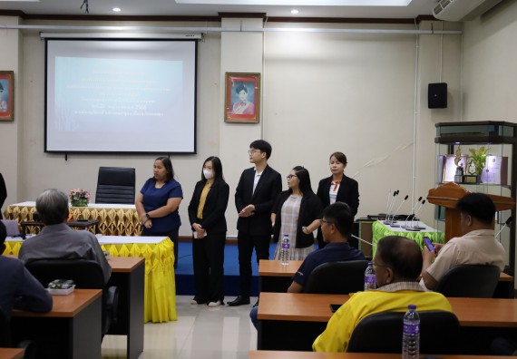 ภาพกิจกรรม  คณะวิทยาศาสตร์และเทคโนโลยี จัดกิจกรรมการศึกษาความต้องการและแนวทางการส่งเสริมการแก้ไขปัญหาของชุมชน ตามโครงการพัฒนาคุณภาพชีวิตและยกระดับเศรษฐกิจฐานราก