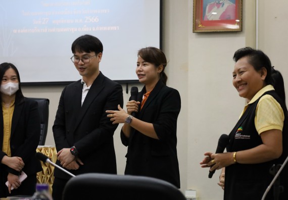 ภาพกิจกรรม  คณะวิทยาศาสตร์และเทคโนโลยี จัดกิจกรรมการศึกษาความต้องการและแนวทางการส่งเสริมการแก้ไขปัญหาของชุมชน ตามโครงการพัฒนาคุณภาพชีวิตและยกระดับเศรษฐกิจฐานราก