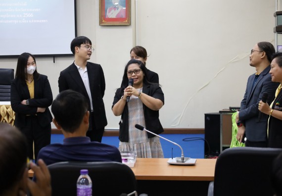 ภาพกิจกรรม  คณะวิทยาศาสตร์และเทคโนโลยี จัดกิจกรรมการศึกษาความต้องการและแนวทางการส่งเสริมการแก้ไขปัญหาของชุมชน ตามโครงการพัฒนาคุณภาพชีวิตและยกระดับเศรษฐกิจฐานราก