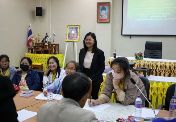 ภาพกิจกรรม  คณะวิทยาศาสตร์และเทคโนโลยี จัดกิจกรรมการศึกษาความต้องการและแนวทางการส่งเสริมการแก้ไขปัญหาของชุมชน ตามโครงการพัฒนาคุณภาพชีวิตและยกระดับเศรษฐกิจฐานราก