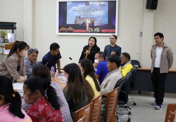 ภาพกิจกรรม  คณะวิทยาศาสตร์และเทคโนโลยี จัดกิจกรรมการศึกษาความต้องการและแนวทางการส่งเสริมการแก้ไขปัญหาของชุมชน ตามโครงการพัฒนาคุณภาพชีวิตและยกระดับเศรษฐกิจฐานราก