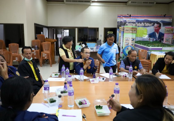 ภาพกิจกรรม  คณะวิทยาศาสตร์และเทคโนโลยี จัดกิจกรรมการศึกษาความต้องการและแนวทางการส่งเสริมการแก้ไขปัญหาของชุมชน ตามโครงการพัฒนาคุณภาพชีวิตและยกระดับเศรษฐกิจฐานราก