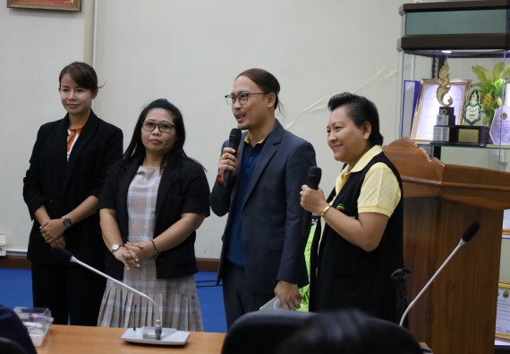 ภาพกิจกรรม  คณะวิทยาศาสตร์และเทคโนโลยี จัดกิจกรรมการศึกษาความต้องการและแนวทางการส่งเสริมการแก้ไขปัญหาของชุมชน ตามโครงการพัฒนาคุณภาพชีวิตและยกระดับเศรษฐกิจฐานราก