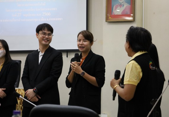 ภาพกิจกรรม  คณะวิทยาศาสตร์และเทคโนโลยี จัดกิจกรรมการศึกษาความต้องการและแนวทางการส่งเสริมการแก้ไขปัญหาของชุมชน ตามโครงการพัฒนาคุณภาพชีวิตและยกระดับเศรษฐกิจฐานราก