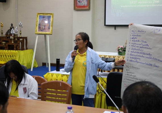 ภาพกิจกรรม  คณะวิทยาศาสตร์และเทคโนโลยี จัดกิจกรรมการศึกษาความต้องการและแนวทางการส่งเสริมการแก้ไขปัญหาของชุมชน ตามโครงการพัฒนาคุณภาพชีวิตและยกระดับเศรษฐกิจฐานราก