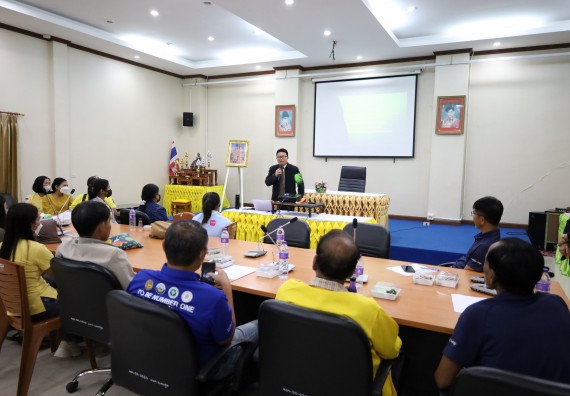 ภาพกิจกรรม  คณะวิทยาศาสตร์และเทคโนโลยี จัดกิจกรรมการศึกษาความต้องการและแนวทางการส่งเสริมการแก้ไขปัญหาของชุมชน ตามโครงการพัฒนาคุณภาพชีวิตและยกระดับเศรษฐกิจฐานราก