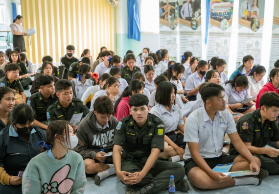 ภาพกิจกรรม  คณะวิทยาศาสตร์และเทคโนโลยี จัดกิจกรรมแนะแนวการศึกษา เพื่อประชาสัมพันธ์หลักสูตรภายในคณะวิทยาศาสตร์และเทคโนโลยี