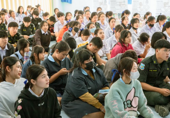 ภาพกิจกรรม  คณะวิทยาศาสตร์และเทคโนโลยี จัดกิจกรรมแนะแนวการศึกษา เพื่อประชาสัมพันธ์หลักสูตรภายในคณะวิทยาศาสตร์และเทคโนโลยี