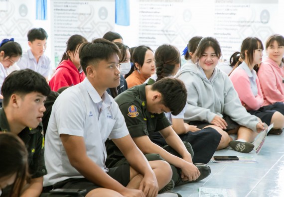 ภาพกิจกรรม  คณะวิทยาศาสตร์และเทคโนโลยี จัดกิจกรรมแนะแนวการศึกษา เพื่อประชาสัมพันธ์หลักสูตรภายในคณะวิทยาศาสตร์และเทคโนโลยี