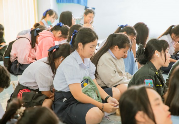 ภาพกิจกรรม  คณะวิทยาศาสตร์และเทคโนโลยี จัดกิจกรรมแนะแนวการศึกษา เพื่อประชาสัมพันธ์หลักสูตรภายในคณะวิทยาศาสตร์และเทคโนโลยี