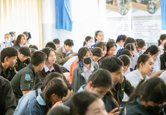 ภาพกิจกรรม  คณะวิทยาศาสตร์และเทคโนโลยี จัดกิจกรรมแนะแนวการศึกษา เพื่อประชาสัมพันธ์หลักสูตรภายในคณะวิทยาศาสตร์และเทคโนโลยี