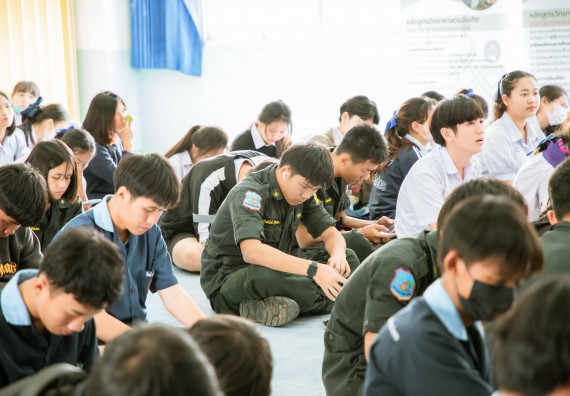 ภาพกิจกรรม  คณะวิทยาศาสตร์และเทคโนโลยี จัดกิจกรรมแนะแนวการศึกษา เพื่อประชาสัมพันธ์หลักสูตรภายในคณะวิทยาศาสตร์และเทคโนโลยี