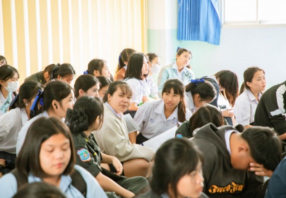 ภาพกิจกรรม  คณะวิทยาศาสตร์และเทคโนโลยี จัดกิจกรรมแนะแนวการศึกษา เพื่อประชาสัมพันธ์หลักสูตรภายในคณะวิทยาศาสตร์และเทคโนโลยี