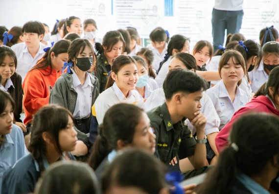 ภาพกิจกรรม  คณะวิทยาศาสตร์และเทคโนโลยี จัดกิจกรรมแนะแนวการศึกษา เพื่อประชาสัมพันธ์หลักสูตรภายในคณะวิทยาศาสตร์และเทคโนโลยี