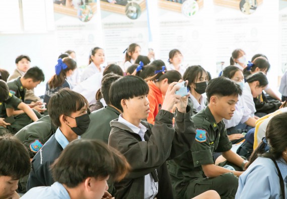 ภาพกิจกรรม  คณะวิทยาศาสตร์และเทคโนโลยี จัดกิจกรรมแนะแนวการศึกษา เพื่อประชาสัมพันธ์หลักสูตรภายในคณะวิทยาศาสตร์และเทคโนโลยี