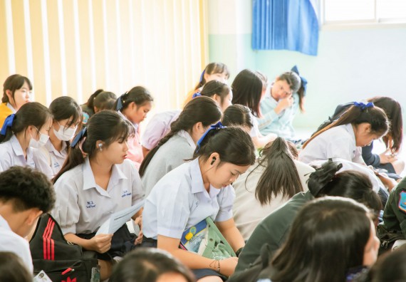 ภาพกิจกรรม  คณะวิทยาศาสตร์และเทคโนโลยี จัดกิจกรรมแนะแนวการศึกษา เพื่อประชาสัมพันธ์หลักสูตรภายในคณะวิทยาศาสตร์และเทคโนโลยี