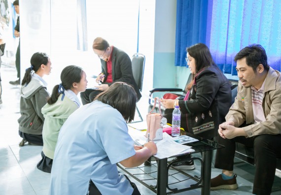 ภาพกิจกรรม  คณะวิทยาศาสตร์และเทคโนโลยี จัดกิจกรรมแนะแนวการศึกษา เพื่อประชาสัมพันธ์หลักสูตรภายในคณะวิทยาศาสตร์และเทคโนโลยี