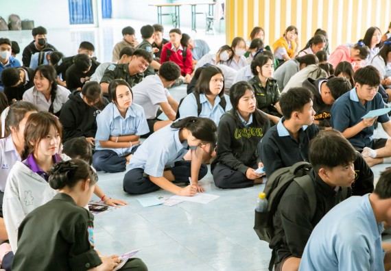 ภาพกิจกรรม  คณะวิทยาศาสตร์และเทคโนโลยี จัดกิจกรรมแนะแนวการศึกษา เพื่อประชาสัมพันธ์หลักสูตรภายในคณะวิทยาศาสตร์และเทคโนโลยี