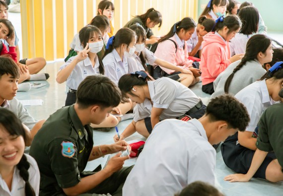 ภาพกิจกรรม  คณะวิทยาศาสตร์และเทคโนโลยี จัดกิจกรรมแนะแนวการศึกษา เพื่อประชาสัมพันธ์หลักสูตรภายในคณะวิทยาศาสตร์และเทคโนโลยี